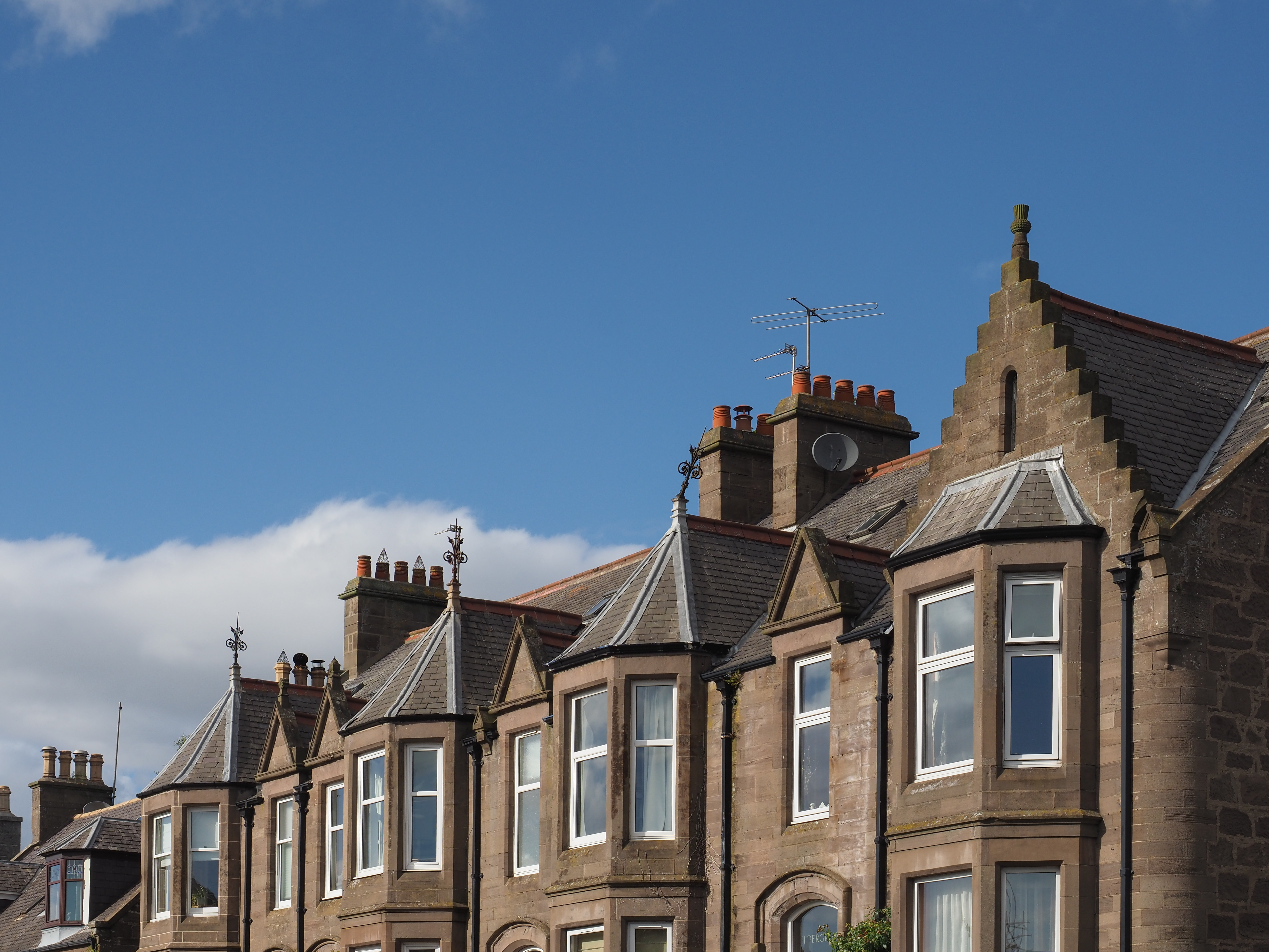 Row of houses in Stonehaven